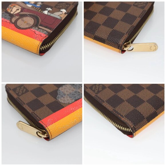 LOUIS VUITTON Damier Evasion Zippy Wallet Long Wallet N61240 LV Auth 125449 - Picture 14 of 16